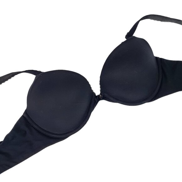 Victoria Secret Body By Victoria Push-Up Black Padded Bra Size 34D - Picture 1 of 4